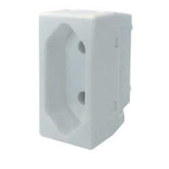 שקע דו פיני - מודול 1 - תואם גוויס - FETAYA - FE5911