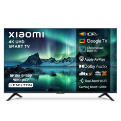 מסך/טלוויזיה שיאומי - ''55 UHD 4K, דגם: XIAOMI - 81310 - Xiaomi TV A 55" 2026 SMART 4K L55MB-AME