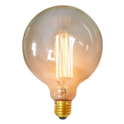 נורת להט פחם - כדור מוזהב - ניתן לעמעום - EUROLUX - ST1256027/2K - E27/ST125 - 240Lm - 2200K - 60W