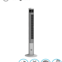 מאוורר מגדל, עם שלט רחוק, כסוף - WESTINGHOUSE - 73205-2848 - AIRY