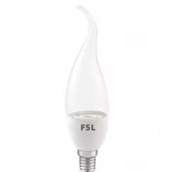 נורת לד - נר טיפה שקוף - FSL - FS-BTC35-5W-PA-D-CLE - E14/C35 - 330Lm/6500K - 5W