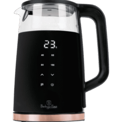 מצנם / טוסטר דיגיטלי קופץ 2 פרוסות, צבע: שחור/רוז גולד - Berlinger Haus - BH9661 - Black Rose - 870W