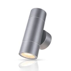 צמוד קיר | אפ-דאון | אפור | OMEGA | OM-LTM2XGU10-GY | IP65 | 2X GU10 | 2X11W Max | LOTEM