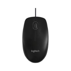 עכבר USB חוטי - Optical - צבע: שחור, דגם: Logitech - 91000-335-70 - B100