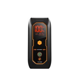 בוסטר התנעה/סוללת חירום 12000mAH פרימיום עם תאורת חירום ומצפן, תצוגה דיגיטלית | OMEGA | OM-DN18-12000MAH | DN18