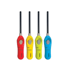 מצית ברביקיו, זרוע ארוכה שחורה, צבע גוף: כחול, צהוב, ירוק, אדום - SIGMA - SM-BBQ16