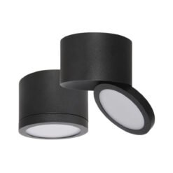 צלינדר מוגן מים ראש מתכוונן | שחור | OMEGA | OM-STF-9W-BK-CCT-IP54 | CCT-3 | 9W | STEFAN