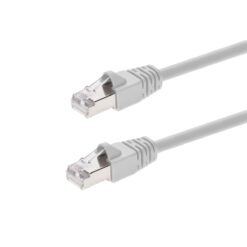 מגשר/כבל רשת עם תקע יצוק | '0.5M | אפור | LUGGAR | CAT7-0.5-GRY | S/FTP, BC Petch Cord | 2X RJ45 | Cat 7