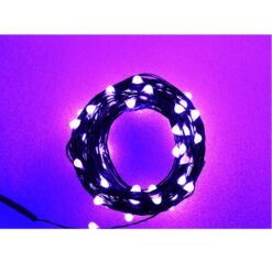 חבל ננו לדים - 100 לדים, 10 מטר - אור סגול - LED-STRING05100/P - 12V