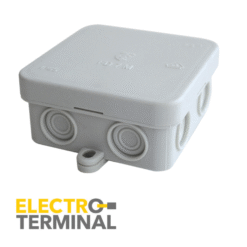קופסת הסתעפות מרובעת חלקה - ELECTRO TERMINALFE - 5988 - IP55 - FD-7 - 85X85