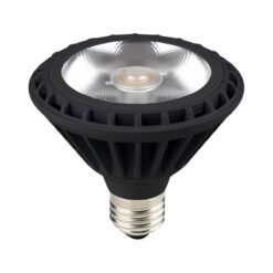 נורת לד פאר 30, ניתן לעמעום, גוף שחור - EUROLUX - HPLCOBP3015BK/CW-DIMM- E27/PAR30 - 1350Lm/2900K - 15W