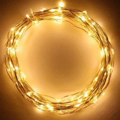 חבל ננו לדים - 50 לדים, 5 מטר - אור חם ׁׁ- LED-STRING0550/W - USB - ֹׁׁׂׂ2900K