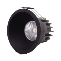 ספוט שקוע תקרה/גבס | עגול | גוף שחור | OMEGA | OM-INF-20W-CCT-BK-BK | IP44 | Dark Light | Φ100xH95mm | 38° | 2000Lm | CCT-3 | 20W | INFINITY