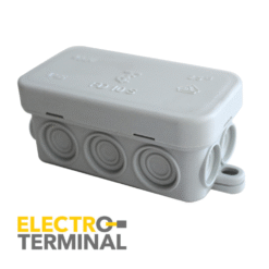 קופסת הסתעפות מלבנית חלקה - ELECTRO TERMINAL - 5986 - IP55 - FD-10 - 80X43