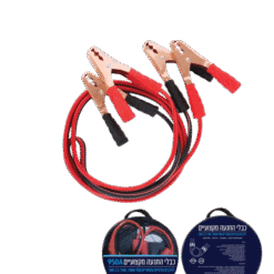 כבלי התנעה לרכבים פרטיים/מסחריים, אורך: 2.5 מ' + נרתיק - OMEGA - OM-JSC-950CC - 950A