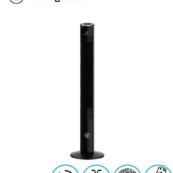 מאוורר מגדל, עם שלט רחוק, שחור - WESTINGHOUSE - 73204-2848 - AIRY