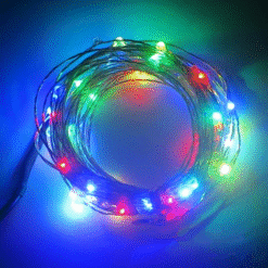 חבל ננו לדים - 50 לדים, 5 מטר - צבעוני ׁׁ- LED-STRING0550/RGB - USB - ֹׁׁׂׂRGB