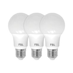 שלישיית נורות לד | FSL | FS-A60-15W-D-3 | E27/A60 | 1350Lm/6500K | 15W