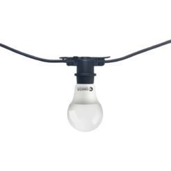 גרלנדה כולל נורות | 5 מטר | בתי נורה | OMEGA | OM-G5M-5X15W-BT | IP44 | E27 | 5X15W | 6500K