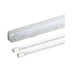 ג"ת הרמתי מוגן מים | OMEGA | PC-T82X20 | IP65 | 6500K | T8 1.2M | 2X20W