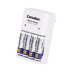 מטען סוללות + 4 סוללות CAMELION | BC-1010B-4AA | 2700m | AA |