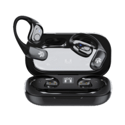 אוזניות אלחוטיות - BT - צבע שחור - דגם: MIRACASE - IPX4 - MTWS180