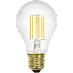 נורת פילמנט לד, ניתן לעמעום - EUROLUX - GLS827W - E27/A60 - 980Lm/2700K - 8W