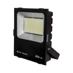 פנס הצפה | 6500K | 400W | TORONTO | שחור | OMEGA | P-SMD400CW-BK