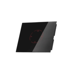 מפסק חכם דו קוטבי לדוד - WIFI - עם זכוכית מגע, צבע: שחור, תה"ט, לקופסא 4 מקום - SEMICOM SMART - STW-4GEVD/BH - 230V/16A