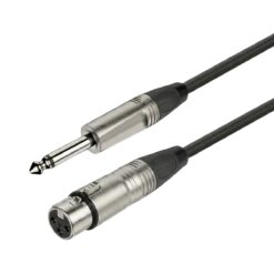 כבל סאונד מקצועי - XLR (נקבה) - PL 6.3 (Mono) - אורך 10 מטר - PROAUDIO - 103506 - SKL-858