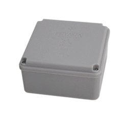 קופסת הסתעפות מרובעת חלקה - STRONG BOX - 44315 - IP55 - 850C - 100X100