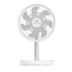 מאוורר מיני טלסקופי, נטען, בצבע לבן - דגם: MIRACASE - MRMF750