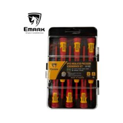 סט 6 מברגים לאלקטרוניקה מבודד | אריזת פלסטיק | EMARK | 50166 | 1000V VDE