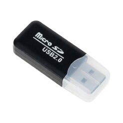 קורא כרטיסים - SD/ Micro-SD USB 2.0  - צבע שחור - דגם: SILVER LINE - 91210-887-10 - SD-887