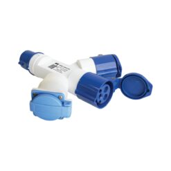 מפצל (סיקון) זכר ל-2 נקבות ושקע ישראלי - Wise Electric - 531101116 - 1013i - CEE - 3X16