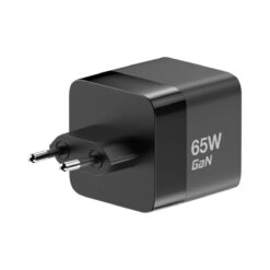מטען קיר מהיר שחור, עם כבל נשלף 65W Type-C - דגם: MIRACASE - 99702-001-53 - MWC65RC