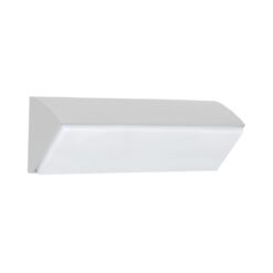 צמוד קיר משופע 45° - קרן, גוף לבן  - EUROLUX - WL-FX60WH/CT - IP54 - 6000Lm/CCT3 - 65W