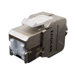 מחבר/קונקטור לכבל רשת - נקבה - Luggar - HP-HQKJ6A - High quality Keystone Jack CAT6A STP Tolless Vertical
