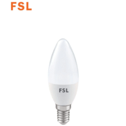 נורת לד - נר חלבי - FSL - FS-C35-7W-PA-D-FSE14 - E14/C35 - 630Lm/6500K - 7W