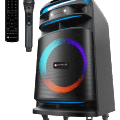 רמקול, בידורית/ערכת קריוקי אלחוטית 12״ - RGB - Bluetooth - דגם: MIRACASE - MKS80