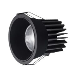 ספוט שקוע תקרה/גבס | עגול | גוף שחור | OMEGA | OM-INF-12W-CCT-BK-BK | IP44 | Dark Light | Φ85x75mm | 36° | 1200Lm | CCT-3 | 12W | INFINITY