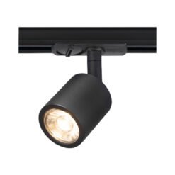 גוף לפס צבירה | חד פאזי | שחור | EUROLUX | CL-50COB60BK/WW-Track | IP20 | 38° | 1100Lm | 3000K | 8W | ROLL 5