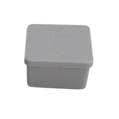 קופסת הסתעפות מרובעת חלקה - STRONG BOX - 44305 - 850C - 80X80