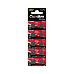 סוללת כפתור אלקליין - CAMELION - AG13-BP10 - LR44/AG13 - 1.5V