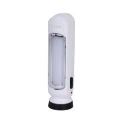 תאורת חירום ניידתּ + פנס | 300Lm | 1+10 LED | WIND | סוללת ליתיום 3.7V/1.2Ah | שקע AC מתקפל | OMEGA | OM-7010M-15