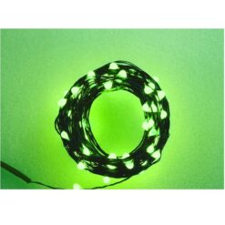 חבל ננו לדים - 100 לדים, 10 מטר - אור ירוק - LED-STRING05100/G - 12V