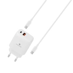 מטען קיר | 25W | כבל type-c to type-c | דגם: MIRACASE | 99213-003-30 | MWC25PQ