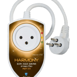 מגן ברקים ונחשולי מתח מקצועי, עם כבל + השהייה 3.5 דקות, דגם: B-GUARD - 741271589558 - HARMONY - HHLc