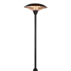 תנור/פטריית חימום מקצועית אינפרה רד + מפסק, עם סטנד - TROOPER - בצבע אפור/שחור - MATRIX - IP34-TRO3000HT-ST - IP34 - 3000W